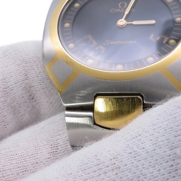 OMEGA Seamaster Polaris Digiana 32mm Steel 18K Yellow Gold Black Dial DB386.... - Picture 5 of 9